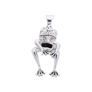 Frog Sterling Silver Pendant TPD1301 - Jewelry